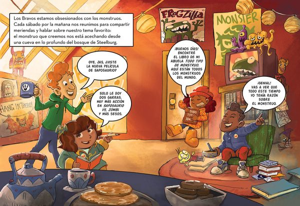 Interior spread #2 for Los Bravos by Megan Lacera; Jorge Lacera and Jorge Lacera