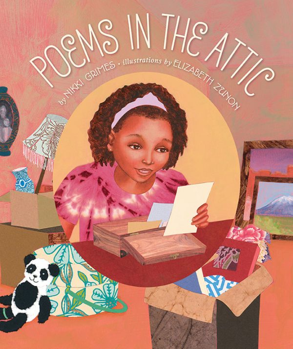 Front cover for Poems in the Attic by Nikki Grimes and Elizabeth Zunon