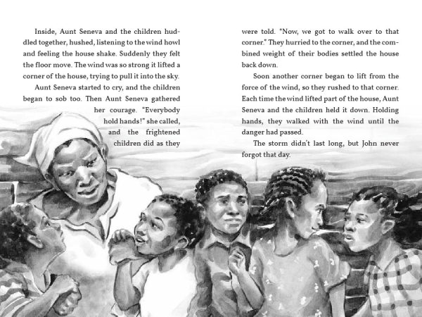 Interior spread #2 for The Story of Civil Rights Hero John Lewis by Kathleen Benson and Aaron Boyd; Aaron Boyd