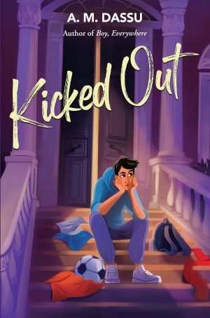 Front cover for Kicked Out by A. M. Dassu