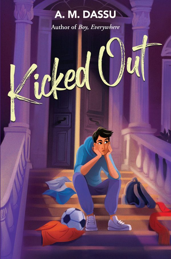 Front cover for Kicked Out by A. M. Dassu and Daby Zainab Faidhi