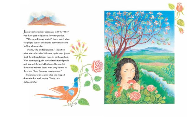 Interior spread #2 for A Library for Juana by Pat Mora and Beatriz Vidal