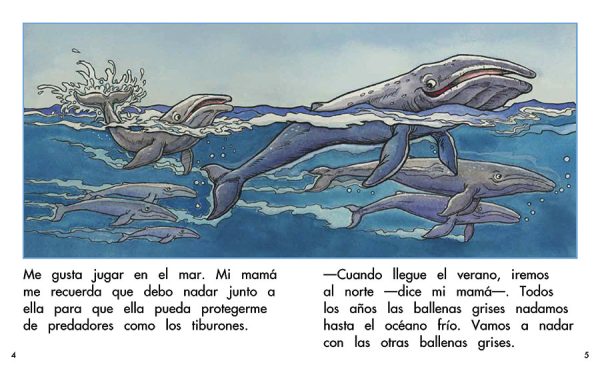 Interior spread #2 for Marina la ballena by Barbara M. Flores; Elena Castro; Eddie Hernández and Carlos Senties