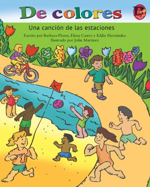 Front cover for De colores: Una canción de las estaciones by Barbara Flores; Elena Castro; Eddie Hernández and John Martinez