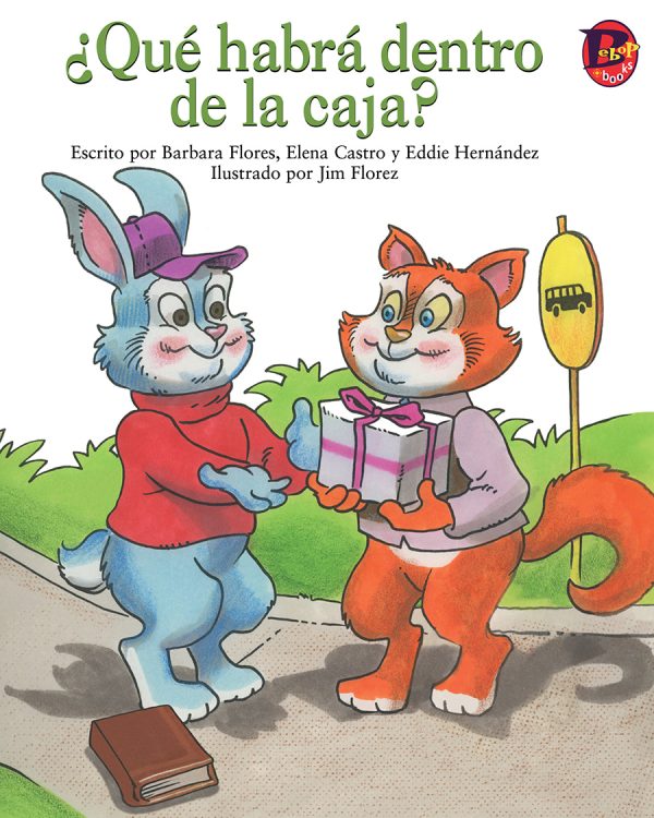 Front cover for ¿Qué habrá dentro de la caja? by Barbara M. Flores; Elena Castro; Eddie Hernández and James Florez