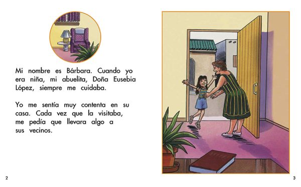 Interior spread #1 for Es mejor dar que recibir by Barbara M. Flores; Elena Castro; Eddie Hernández and Marty Martinez