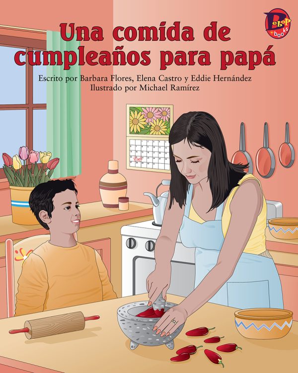 Front cover for Una comida de cumpleaños para papá by Barbara M. Flores; Elena Castro; Eddie Hernández and Raúl Espinoza