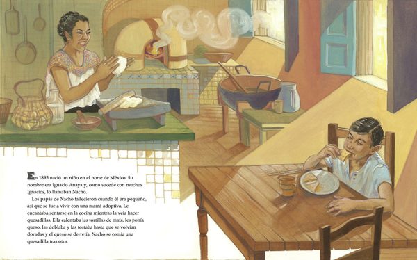 Interior spread #1 for Los nachos de Nacho by Sandra Nickel and Oliver Dominguez