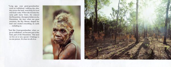 Interior spread #1 for Vanishing Cultures: Down Under by Jan Reynolds and Jan Reynolds