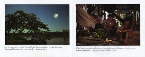 Interior spread #3 for Vanishing Cultures: Amazon Basin by Jan Reynolds and Jan Reynolds