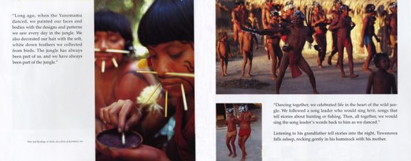 Interior spread #2 for Vanishing Cultures: Amazon Basin by Jan Reynolds and Jan Reynolds