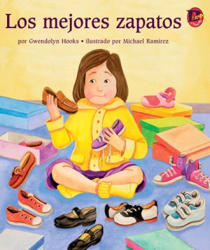 Front cover for Los mejores zapatos by Gwendolyn Hooks and Michael Ramirez