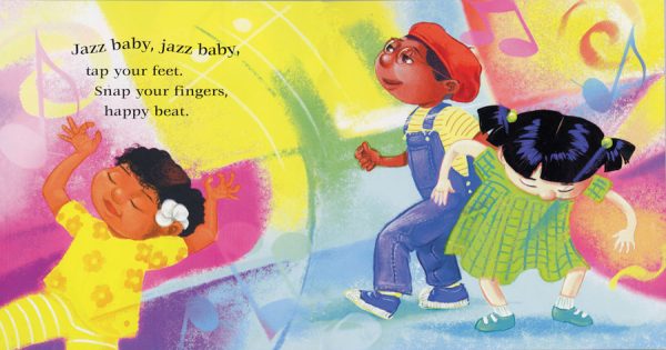 Interior spread #1 for Jazz Baby by Carole Boston Weatherford and Laura Freeman