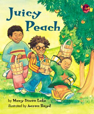 Front cover for Juicy Peach by Mary Dixon Lake and Aaron Boyd