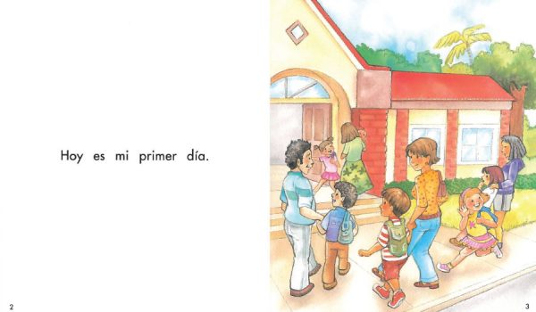 Interior spread #2 for El primer día de escuela by Gaylia Taylor and Alexandra Artigas