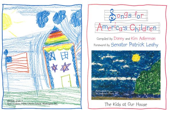 Interior spread #1 for Songs for America's Children by Kim Adlerman; Danny Adlerman