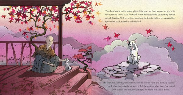 Interior spread #1 for Maneki Neko by Susan Lendroth and Kathryn Otoshi