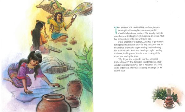 Interior spread #2 for Abadeha by Myrna de la Paz and Youshan Tang