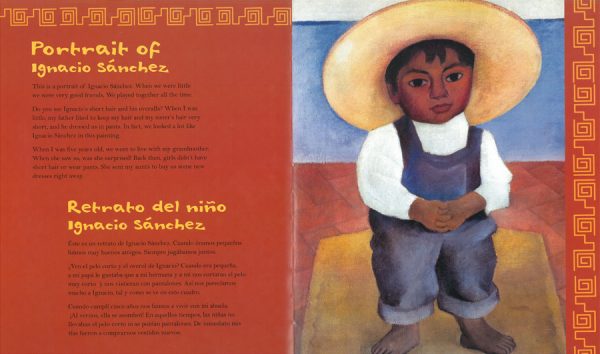 Interior spread #3 for My Papa Diego and Me / Mi papá Diego y yo by Guadalupe Rivera Marin and Diego Rivera