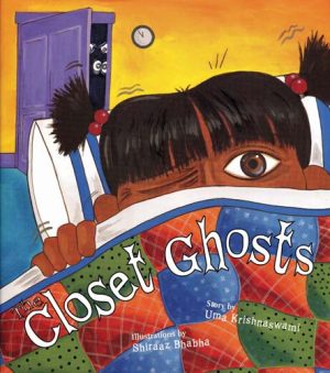 Front cover for The Closet Ghosts by Uma Krishnaswami and Shiraaz Bhabha