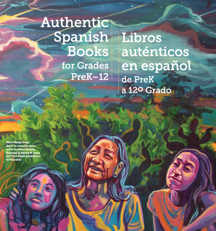 Cover of Authentic Spanish List with art by Adriana M. Garcia from Where Wonder Grows