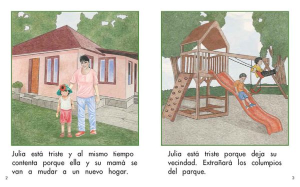 Interior spread #2 for Un nuevo hogar by Barbara M. Flores; Elena Castro; Eddie Hernández