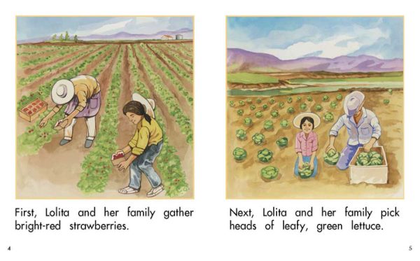 Interior spread #3 for Lolita on a Farm by Barbara Flores; Elena Castro; Eddie Hernández