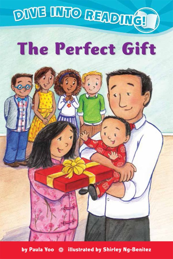 Front cover for The Perfect Gift (Confetti Kids #6) by Paula Yoo and Shirley Ng-Benitez