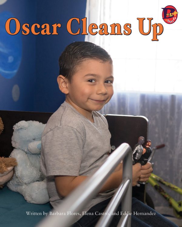 Front cover for Oscar Cleans Up by Barbara Flores; Elena Castro; Eddie Hernández