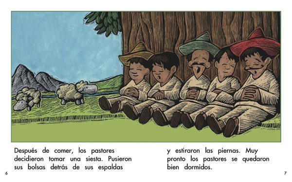 Interior spread #3 for ¡Ay, caramba! by Barbara M. Flores; Elena Castro; Eddie Hernández and John Martinez