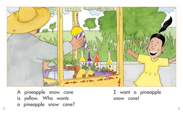 Interior spread #2 for Snow Cones by Elena Castro; Barbara Flores; Eddie Hernandez and Michael Ramirez