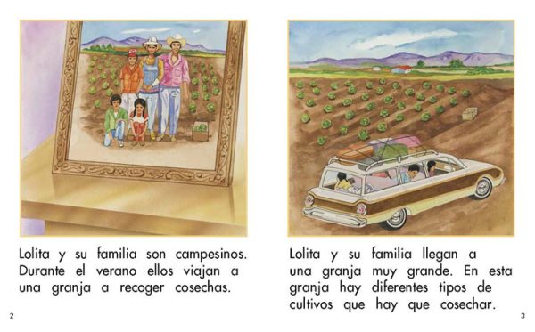 Interior spread #2 for Lolita en una granja by Barbara M. Flores; Elena Castro; Eddie Hernández