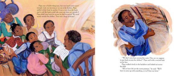 Interior spread #2 for Sweet Potato Pie by Kathleen D. Lindsey and Charlotte Riley-Webb