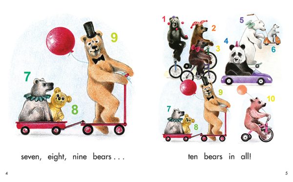 Interior spread #3 for Ten Bears by Elena Castro; Barbara Flores; Eddie Hernandez and Michael Ramirez