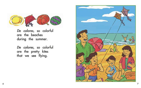 Interior spread #3 for De Colores: A Song About the Seasons by Barbara Flores; Elena Castro; Eddie Hernández and John Martinez