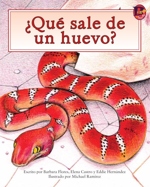 Front cover for ¿Qué sale de un huevo? by Elena Castro; Barbara Flores; Eddie Hernandez and Michael Ramirez; Mary Ramírez-Greene