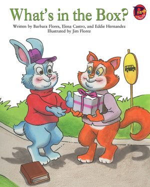 Front cover for What's In the Box? by Barbara M. Flores; Elena Castro; Eddie Hernández and James Florez