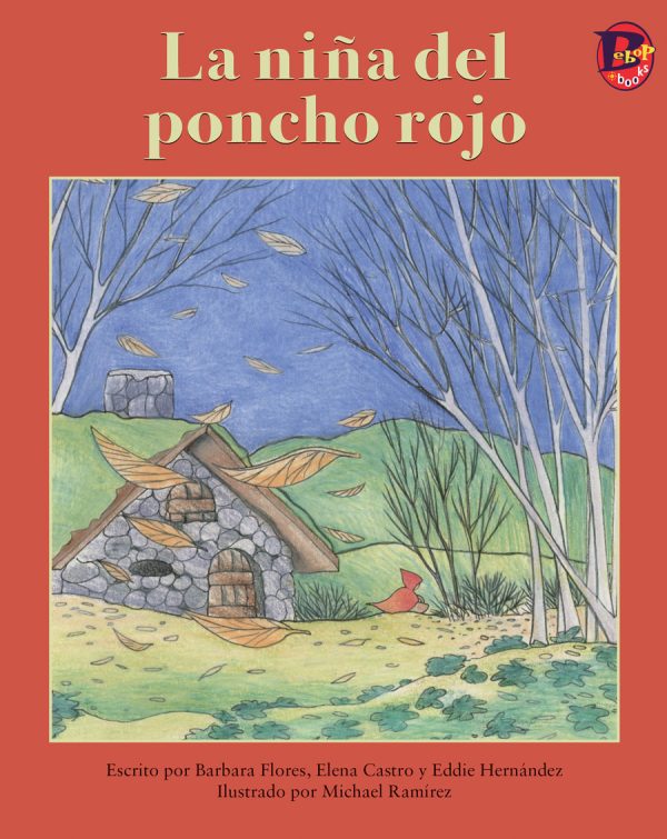 Front cover for La niña del poncho rojo by Barbara M. Flores; Barbara M. Flores; Eddie Hernández