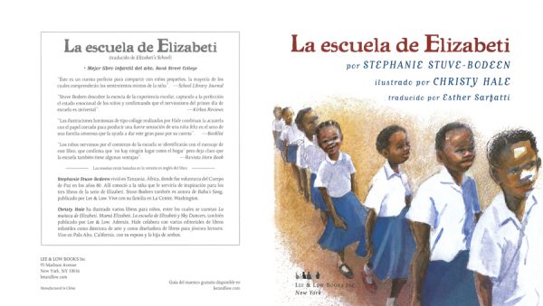 Interior spread #1 for La escuela de Elizabeti by Stephanie Stuve-Bodeen and Christy Hale