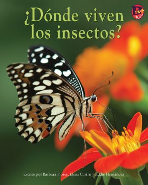 Front cover for ¿Dónde viven los insectos? by Barbara M. Flores; Elena Castro; Eddie Hernández