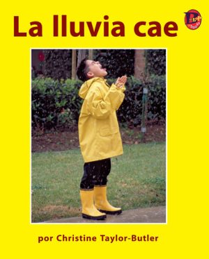 Front cover for La lluvia cae by Christine Taylor-Butler