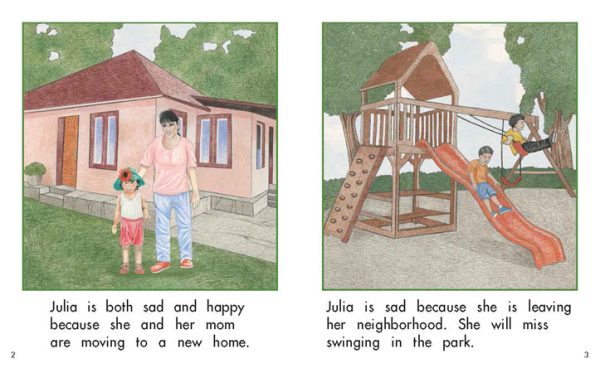 Interior spread #2 for A New Home by Barbara M. Flores; Elena Castro; Eddie Hernández