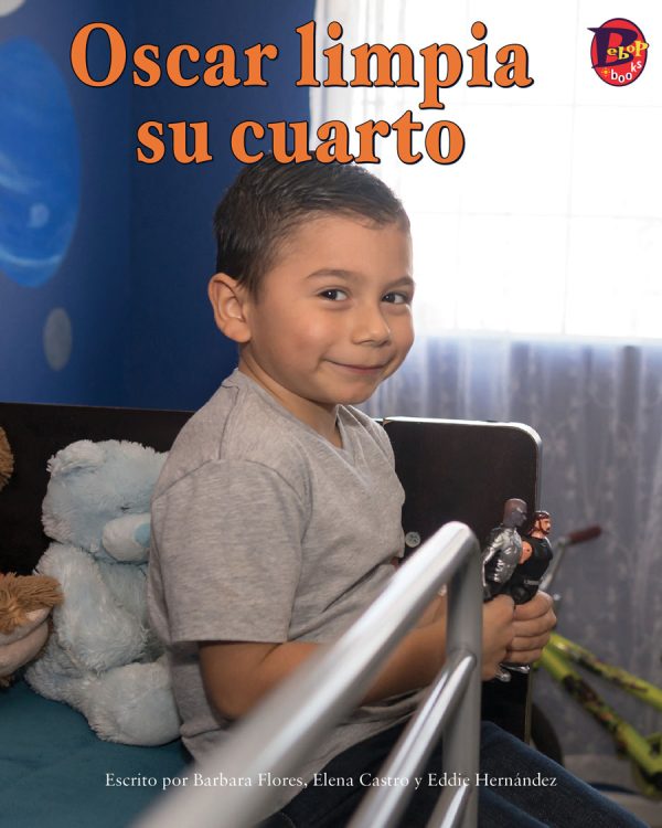 Front cover for Oscar limpia su cuarto by Barbara Flores; Elena Castro; Eddie Hernández