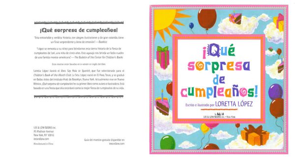 Interior spread #1 for ¡Qué sorpresa de cumpleaños! by Loretta Lopez and Loretta Lopez