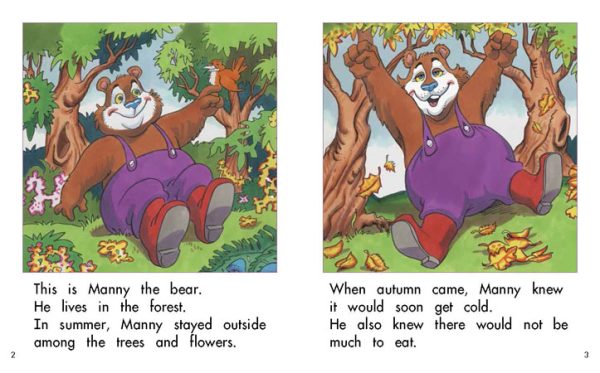 Interior spread #2 for Manny the Bear by Barbara Flores; Elena Castro; Eddie Hernández