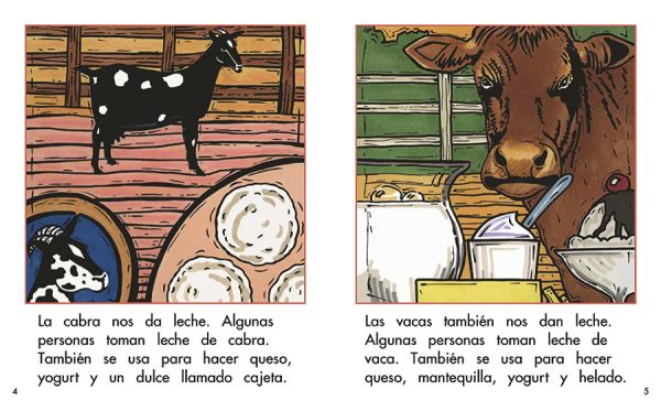 Interior spread #2 for Lo que los animales nos dan by Barbara Flores; Elena Castro; Eddie Hernández and Michael Ramirez; Mary Ramírez-Greene