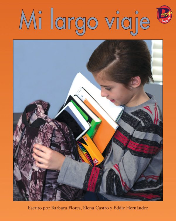 Front cover for Mi largo viaje by Barbara Flores; Elena Castro; Eddie Hernández