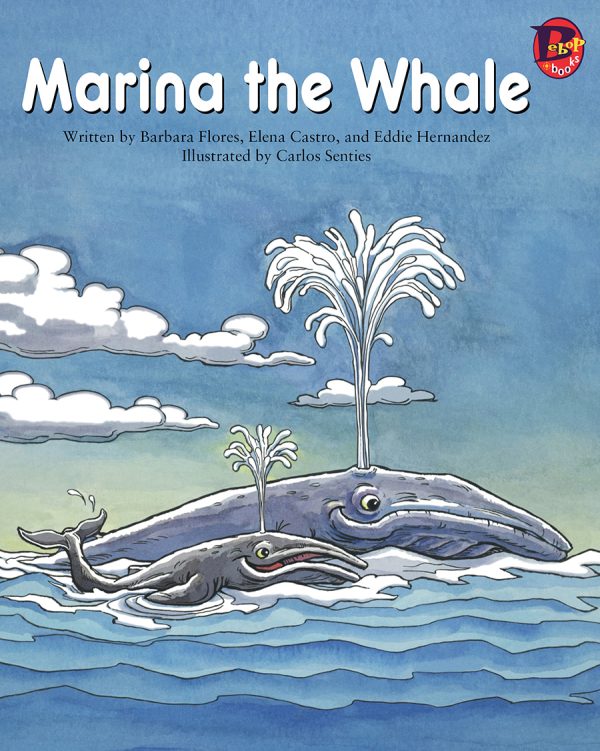 Front cover for Marina the Whale by Barbara Flores; Elena Castro; Eddie Hernández and Carlos Senties