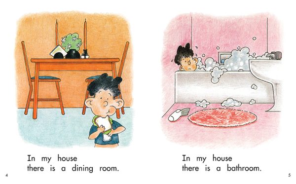 Interior spread #3 for In My House by Elena Castro; Barbara Flores; Eddie Hernandez and Michael Ramirez