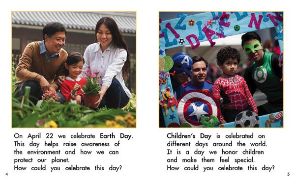 Interior spread #2 for Celebrations by Barbara M. Flores; Elena Castro; Eddie Hernández